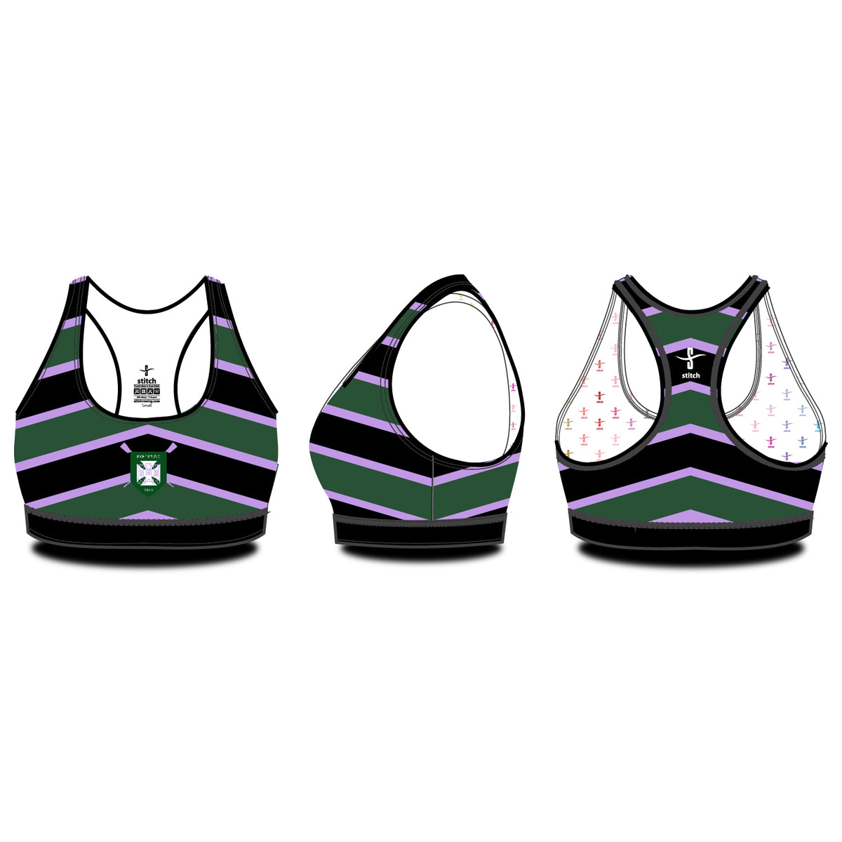 Exeter Rowing Club Sports Bra Option 2