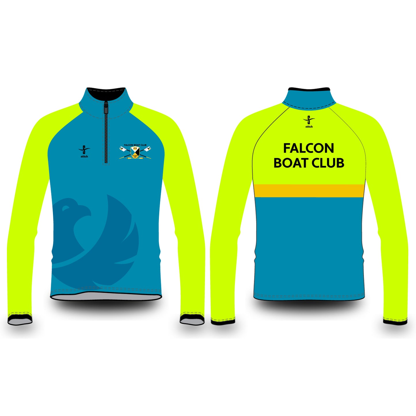 Falcon Boat Club Varsity Splash Jacket