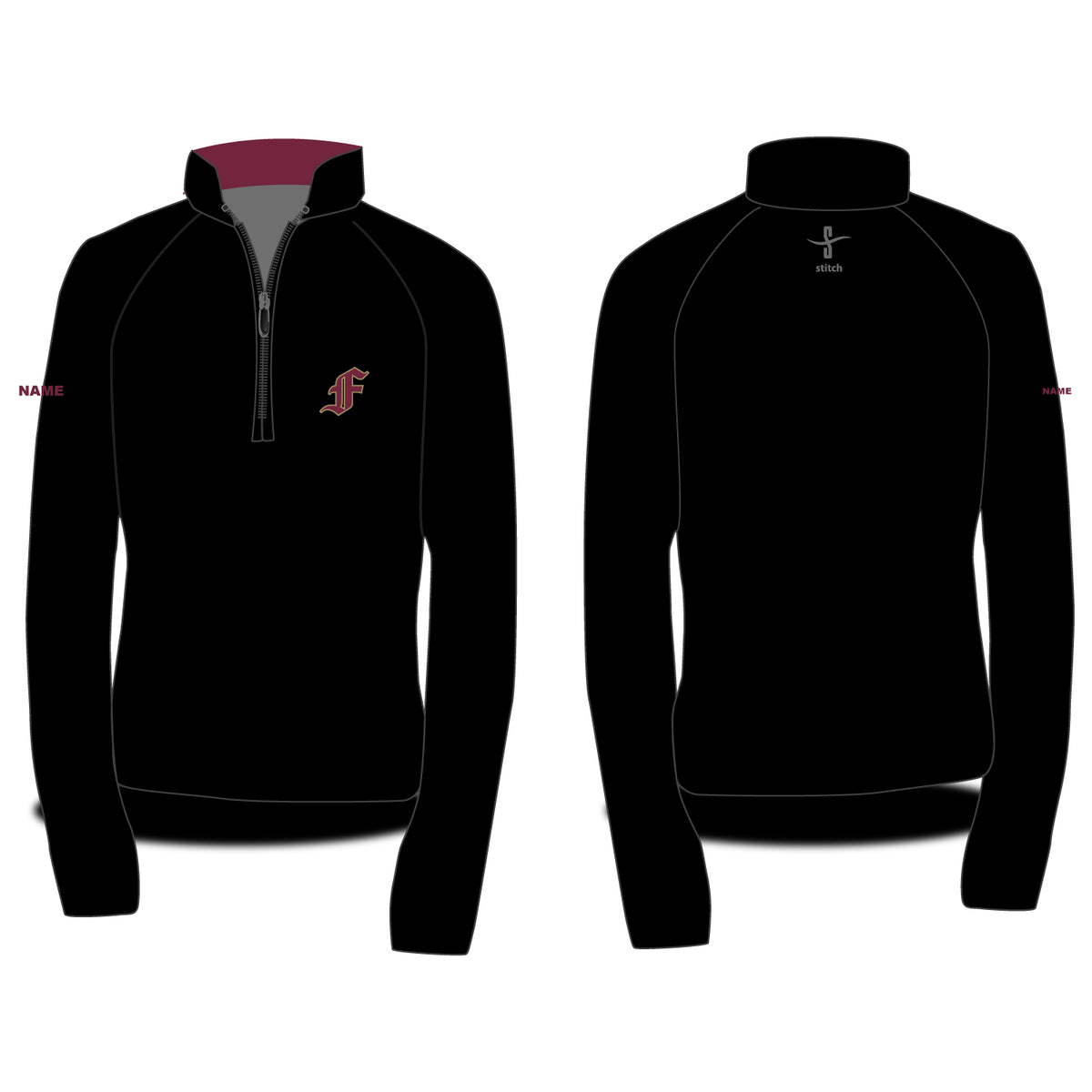 Fordham University Dark Morning Fleece