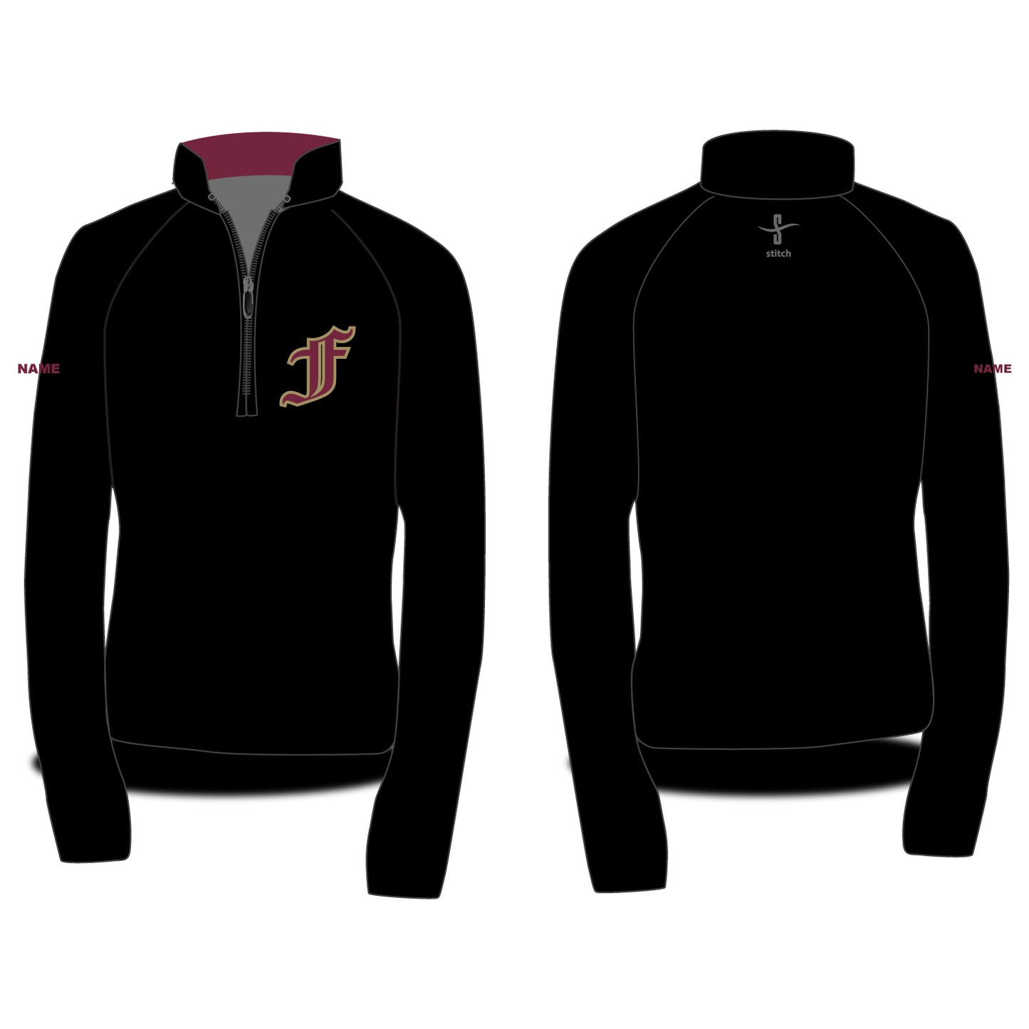 Fordham University Dark Morning Fleece