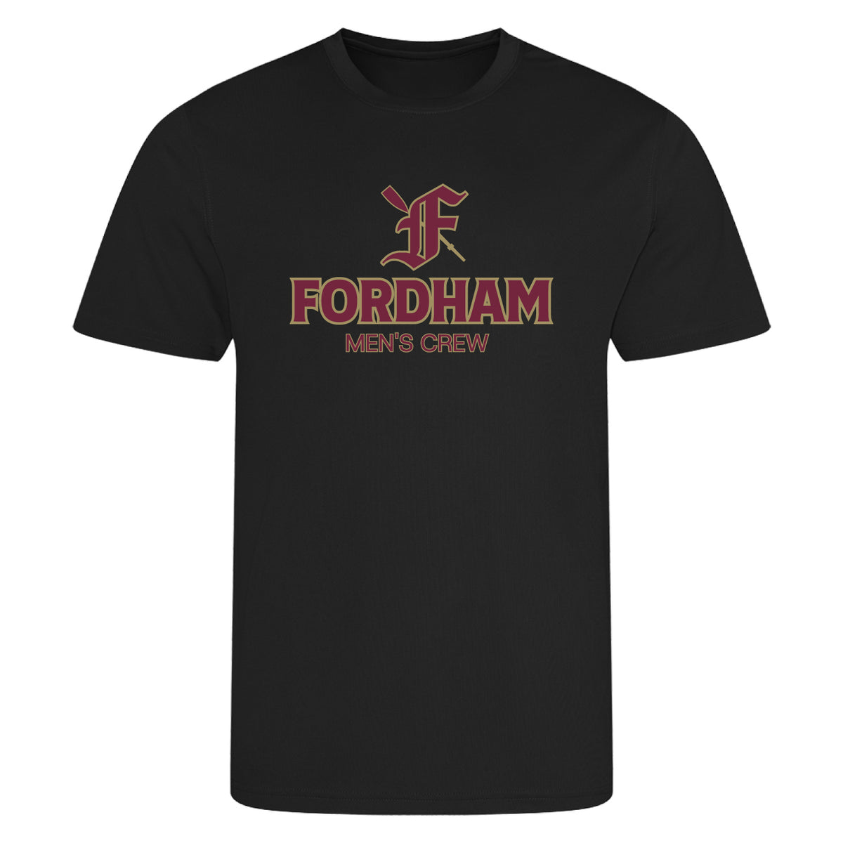 Fordham University Black Performance T-Shirt Short Sleeve