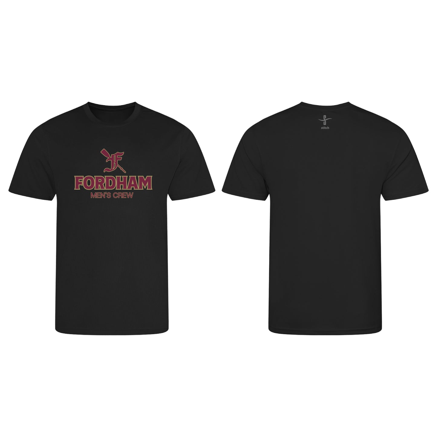 Fordham University Black Performance T-Shirt Short Sleeve