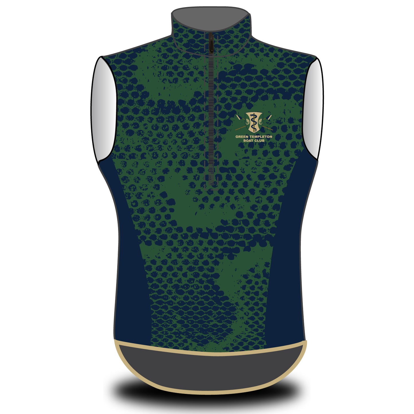 Green Templeton BC Varsity Gilet