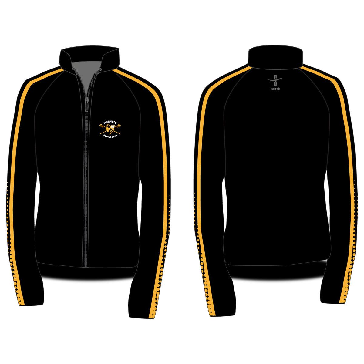 Hornets Rowing Club Full Zip Dark Morning Fleece