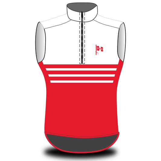 Kingston RC Red/White Varsity Gilet