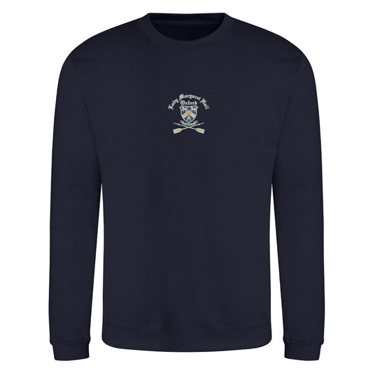 Lady Margaret Hall Boat Club Sweatshirt Crest Navy