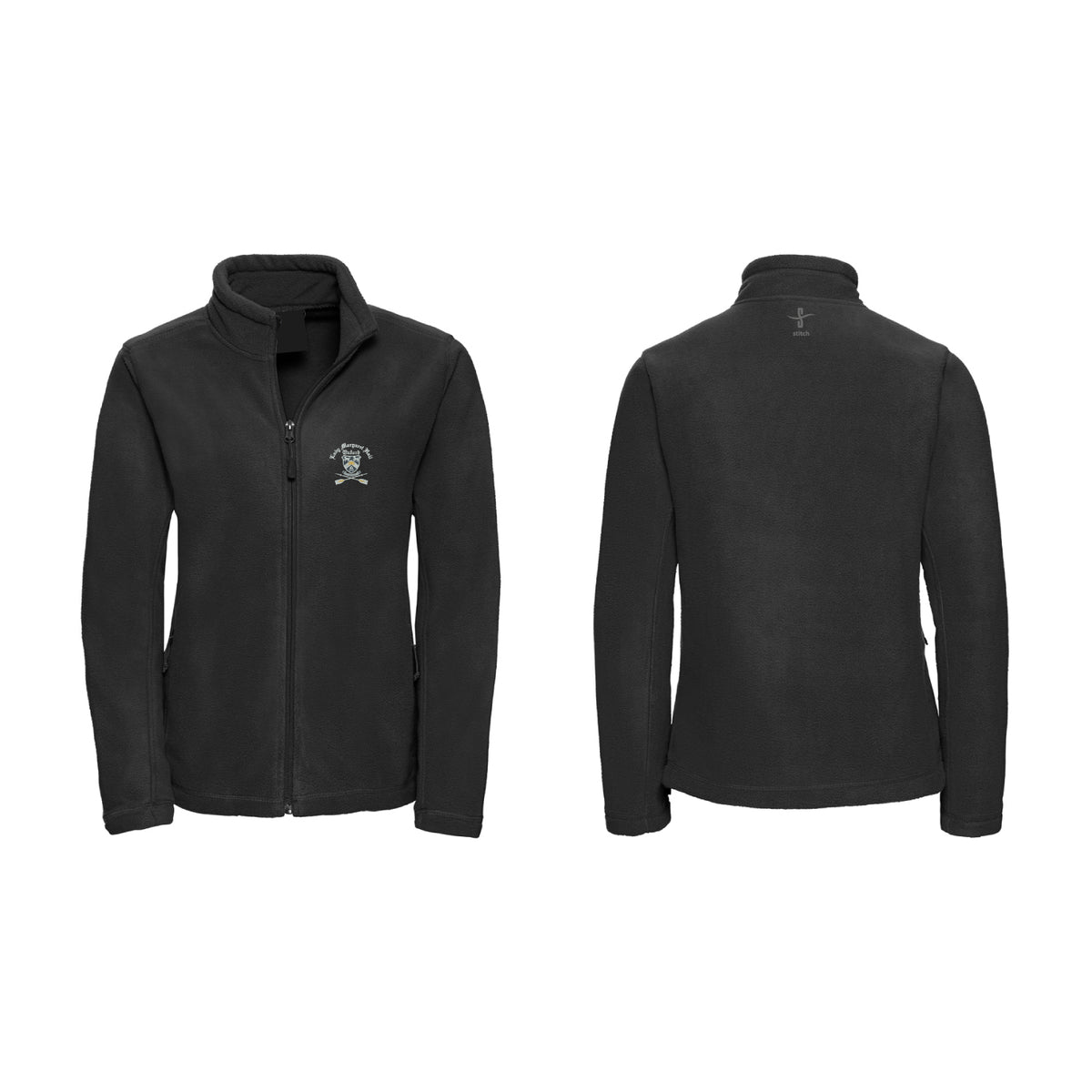 Lady Margaret Hall Black Full Zip Fleece