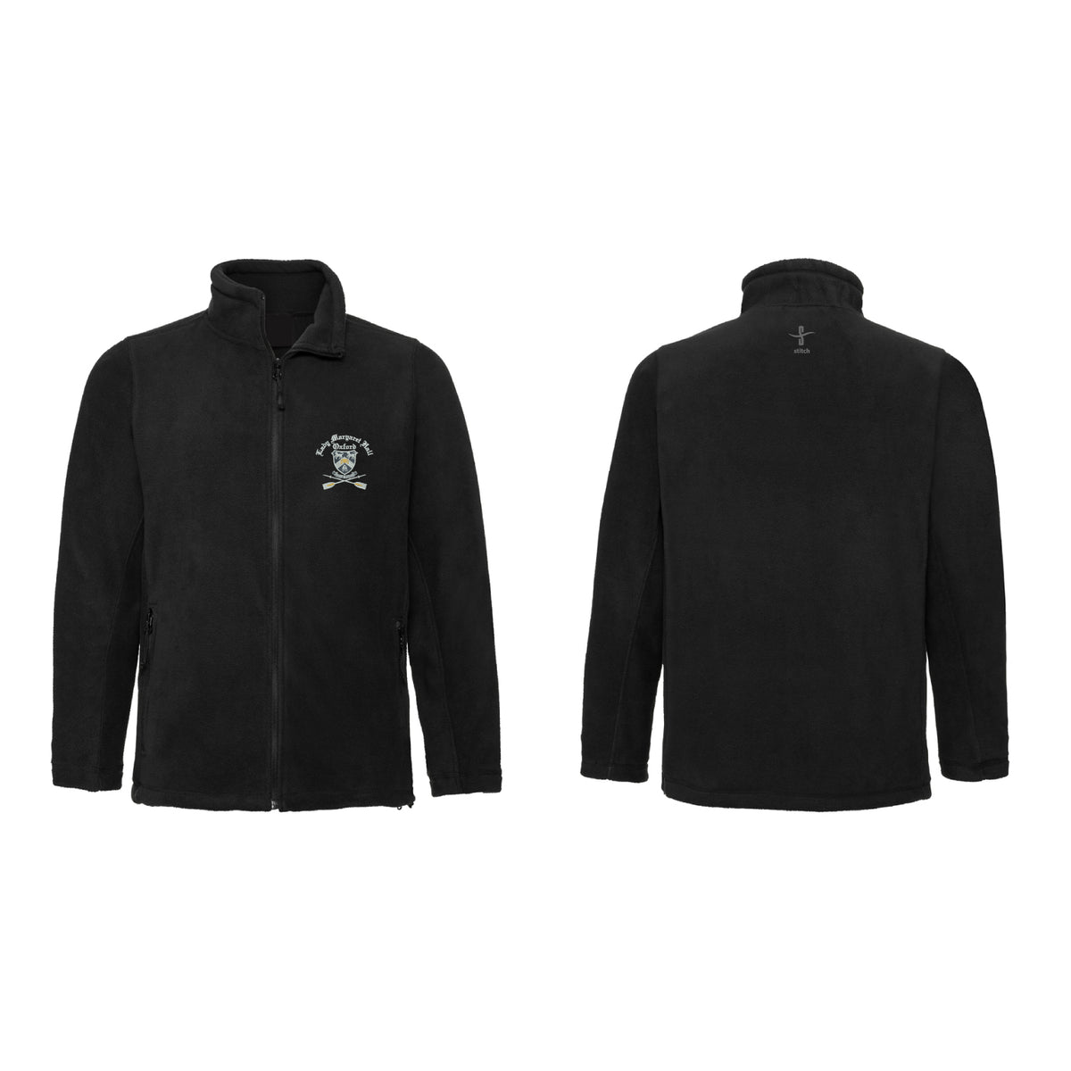 Lady Margaret Hall Black Full Zip Fleece