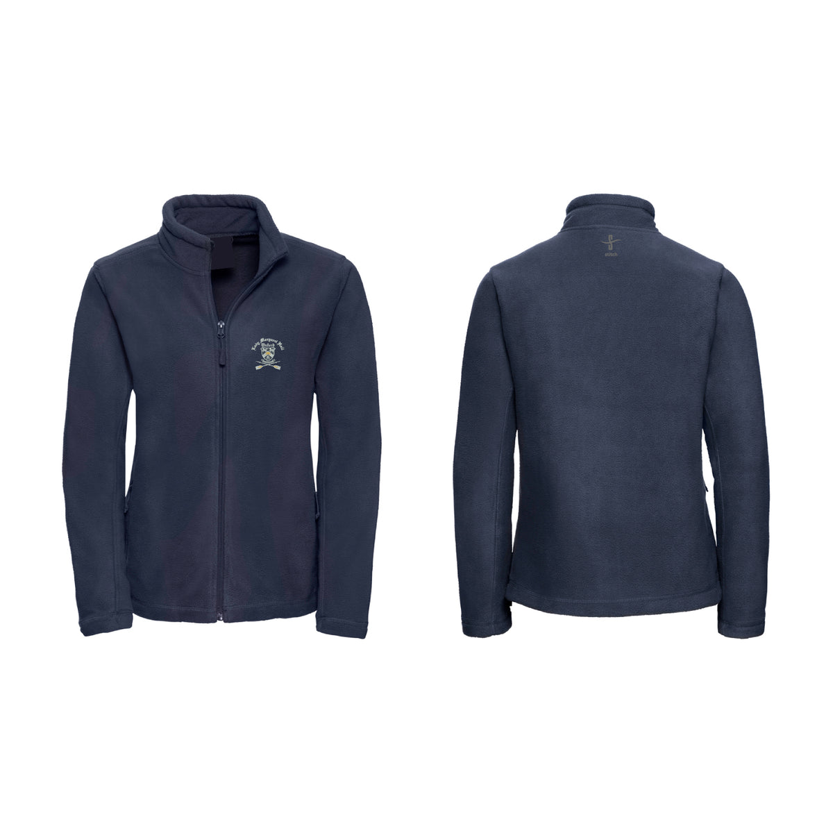 Lady Margaret Hall Navy Full Zip Fleece