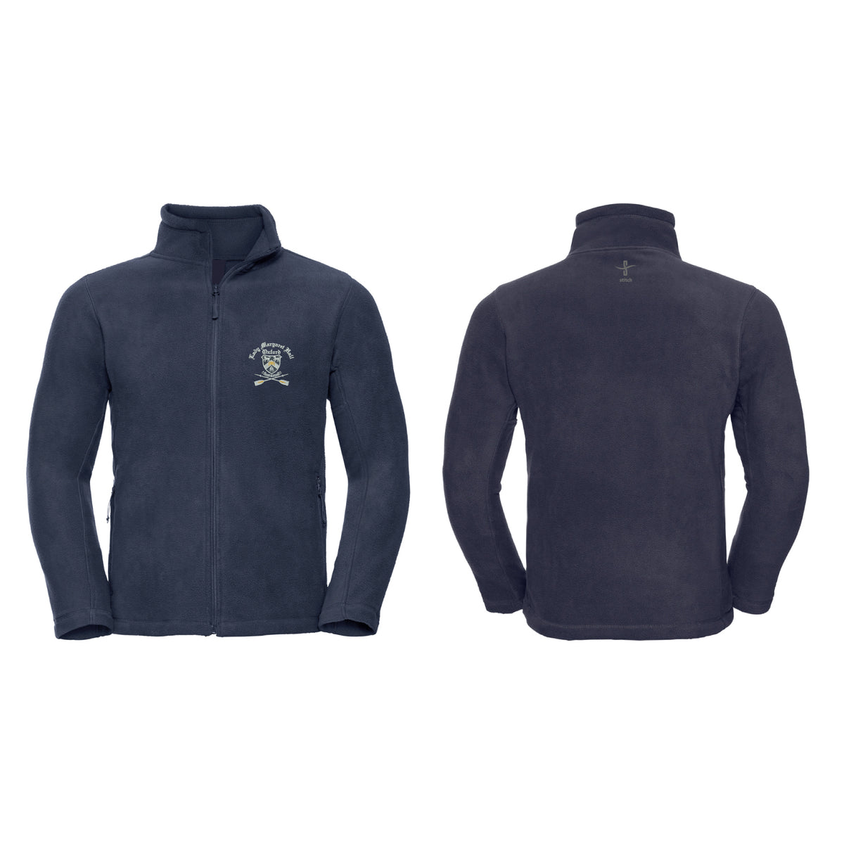 Lady Margaret Hall Navy Full Zip Fleece