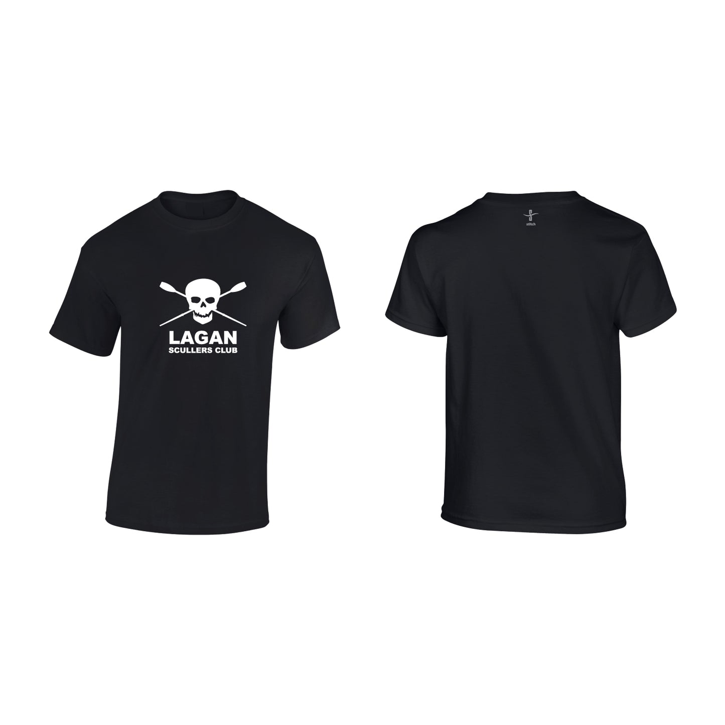 Lagan Scullers Club Black Logo T-Shirt