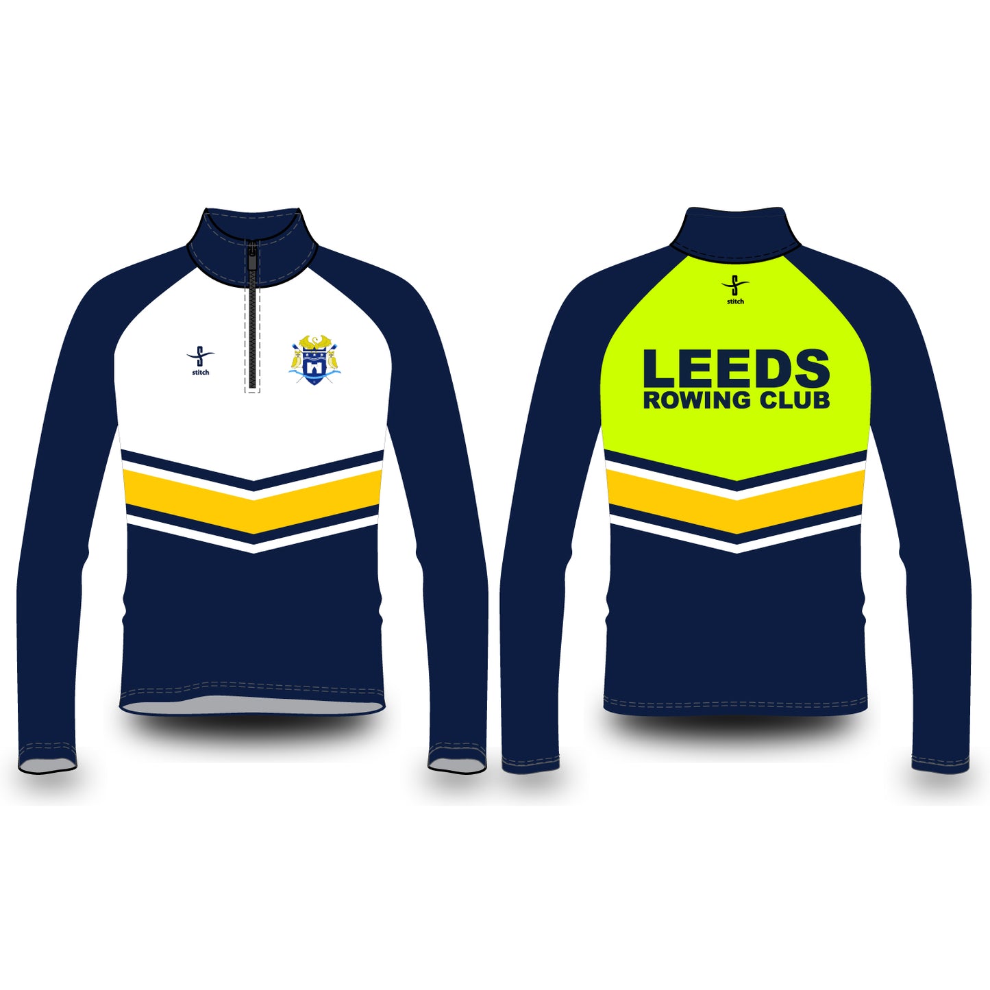 Leeds Rowing Club Fluorescent Varsity Splash Jacket