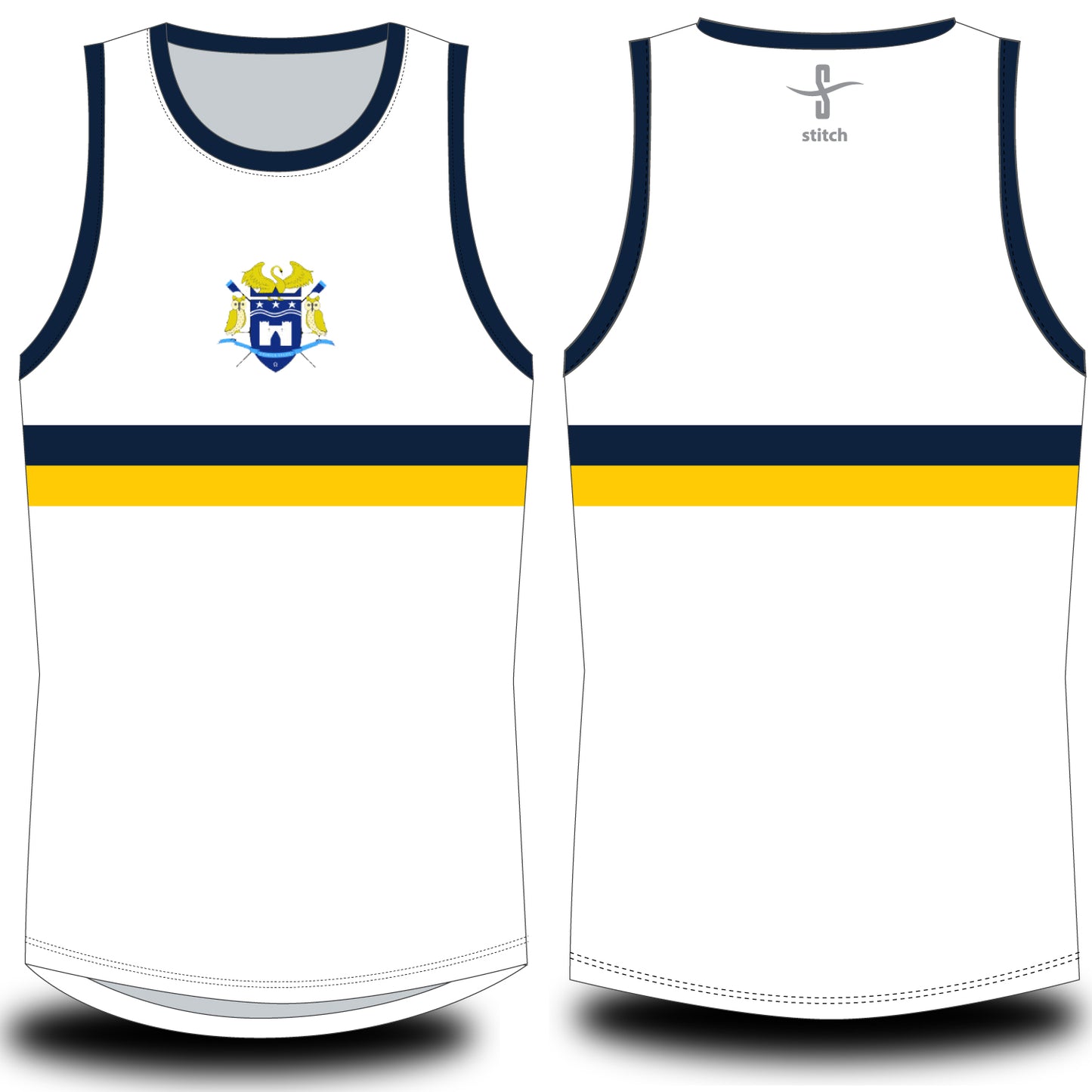 Leeds Rowing Club Hooped Vest