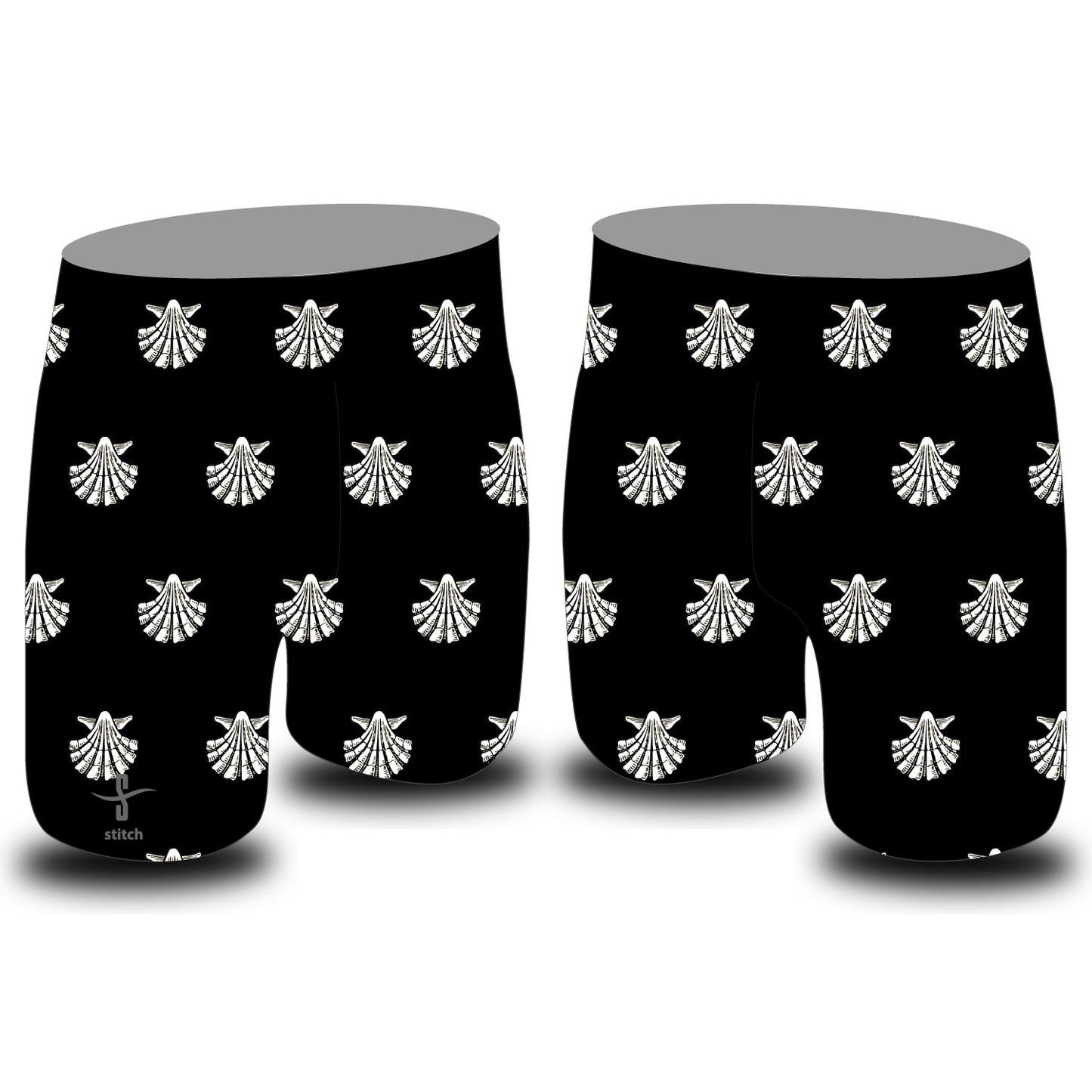 Linacre 'Black Clam' Rowing Shorts
