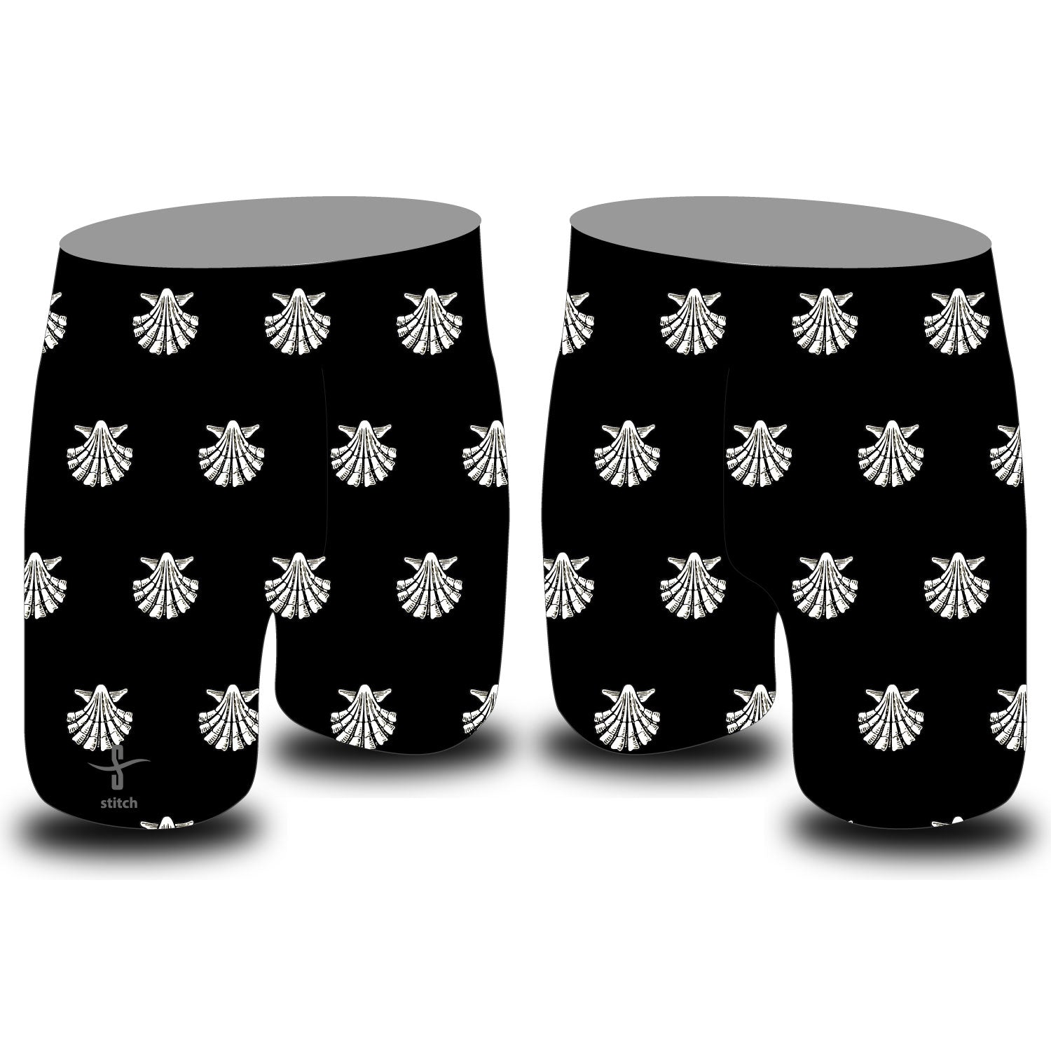 Fancy Rowing Shorts Linacre 'Black Clam' Rowing Shorts – Stitch Rowing