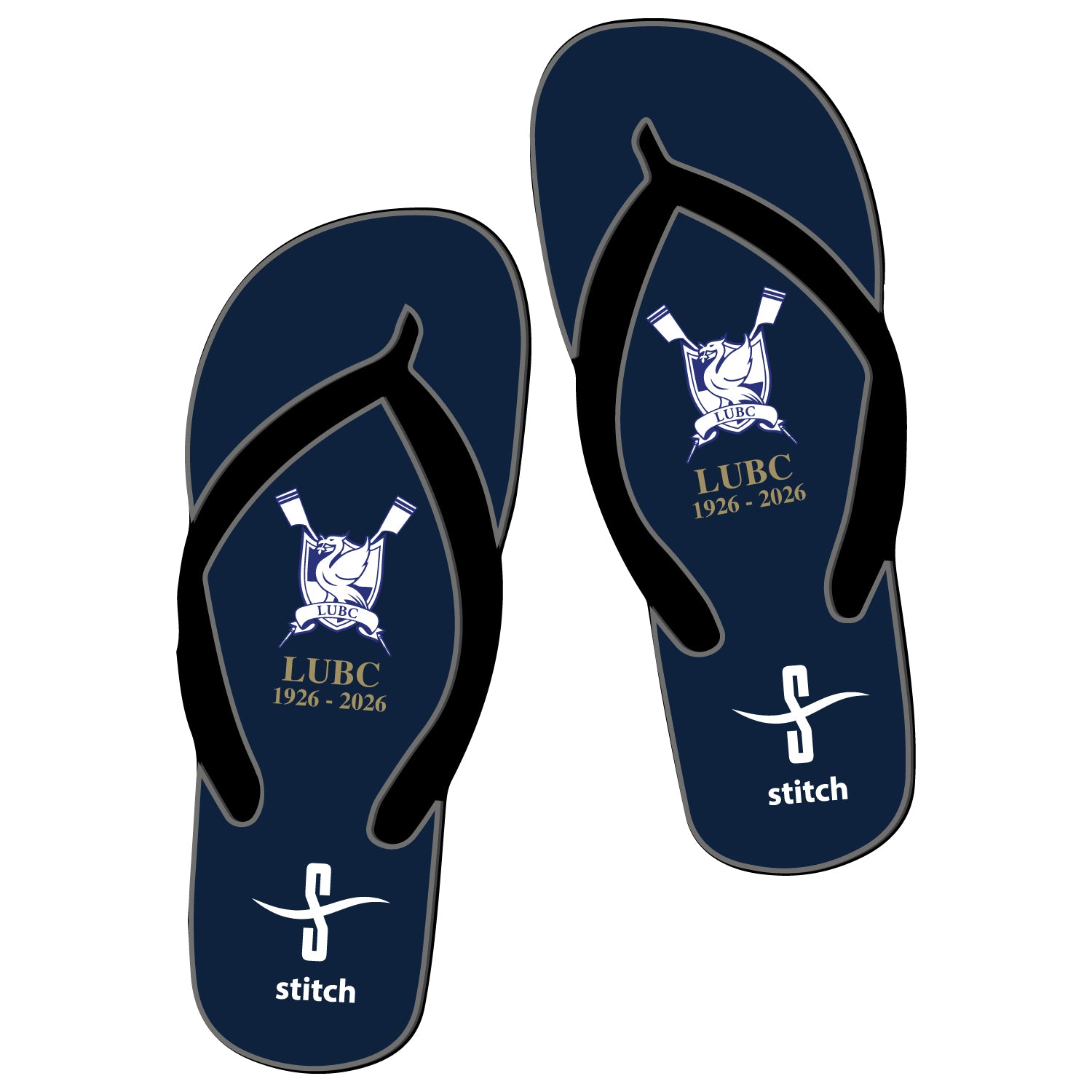 University of Liverpool Boat Club 100th Anniversary Flip Flops – Stitch ...