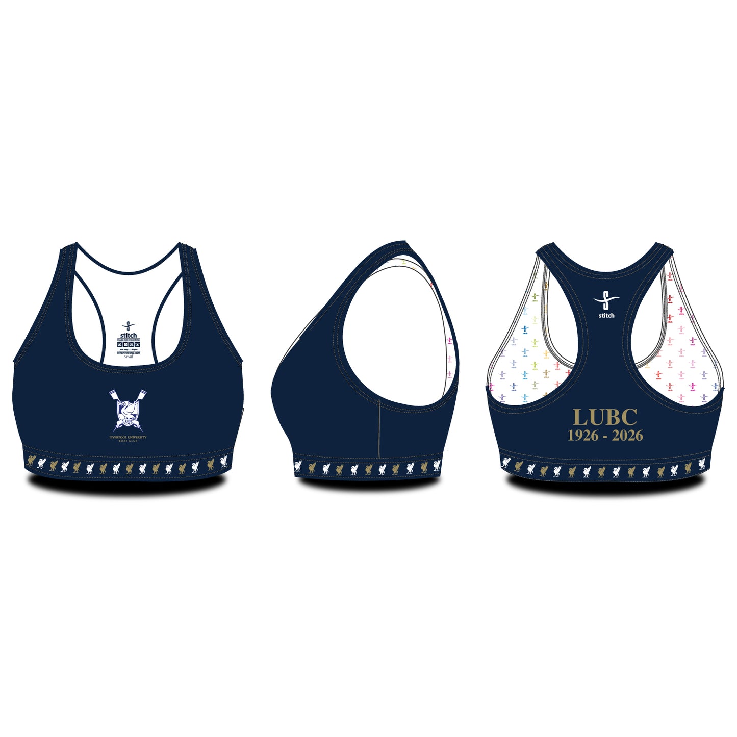 University of Liverpool Boat Club 100th Anniversary Sports Bra