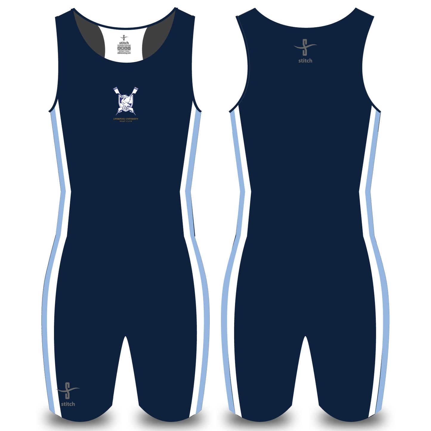 University of Liverpool Boat Club Stripped All In One