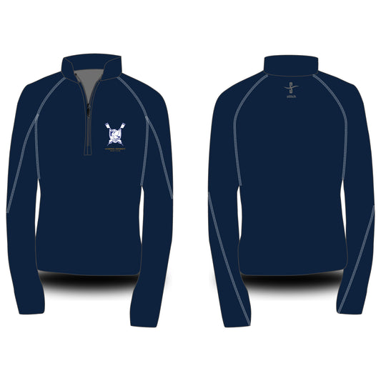 University of Liverpool Boat Club Contrast Stitching Dark Morning Fleece