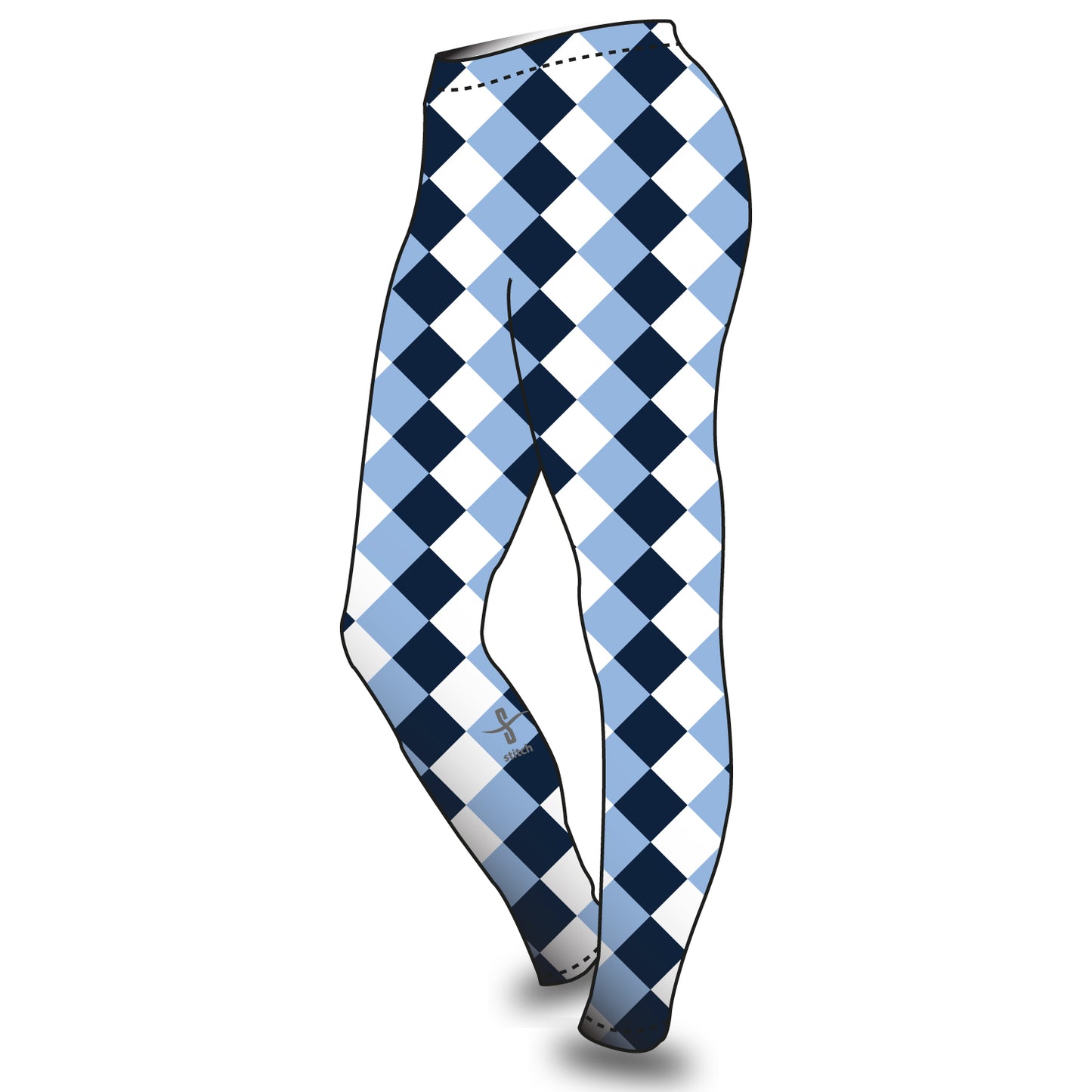 University of Liverpool Boat Club Harlequin Leggings