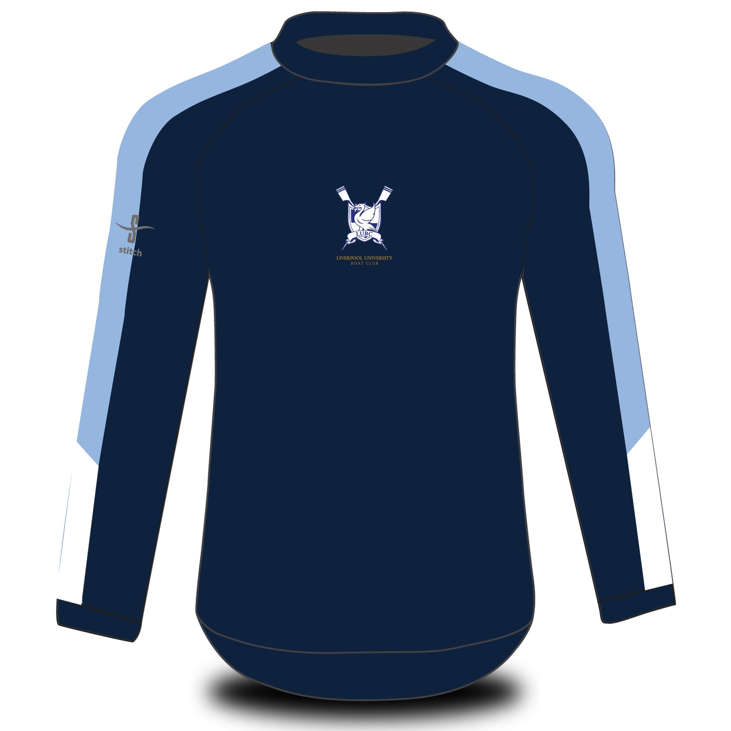 University of Liverpool Boat Club Navy Tech Top Long Sleeve