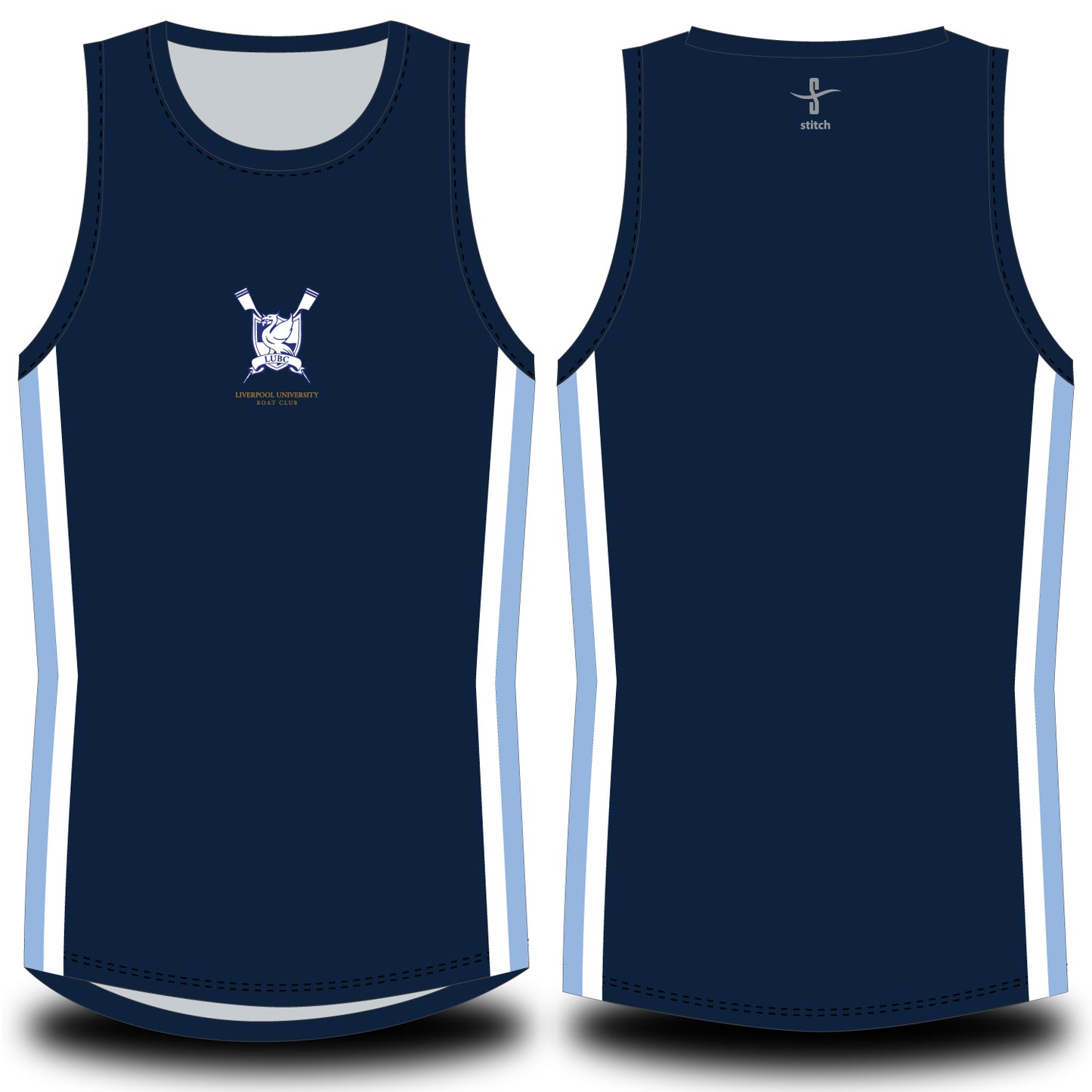 University of Liverpool Boat Club Stripped Vest