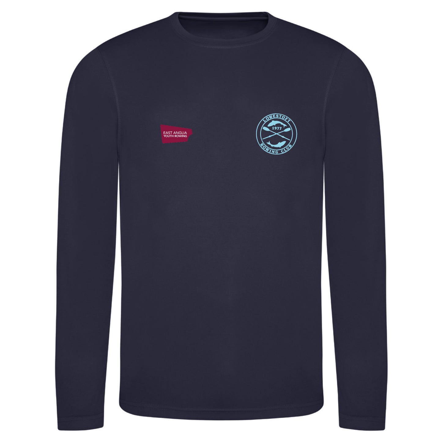 Lowestoft Coastal Sculling Academy Navy Blue Long Sleeve T-shirt