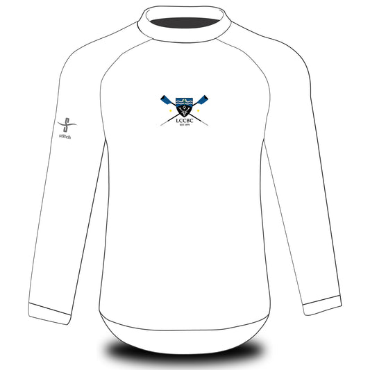 Lucy Cavendish College Boat Club White Tech Top Long Sleeve