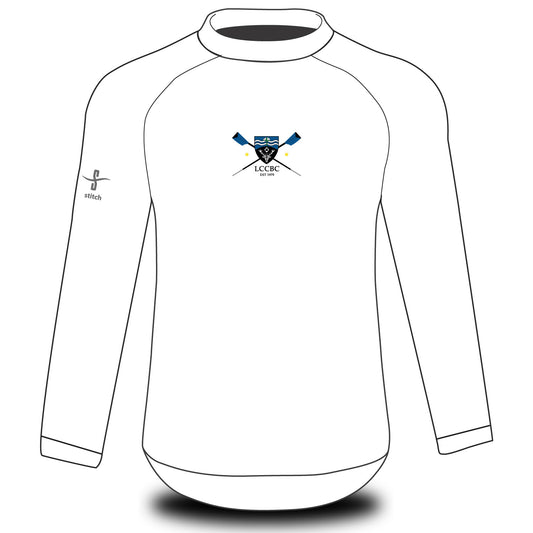 Lucy Cavendish College Boat Club White Tech Top Long Sleeve
