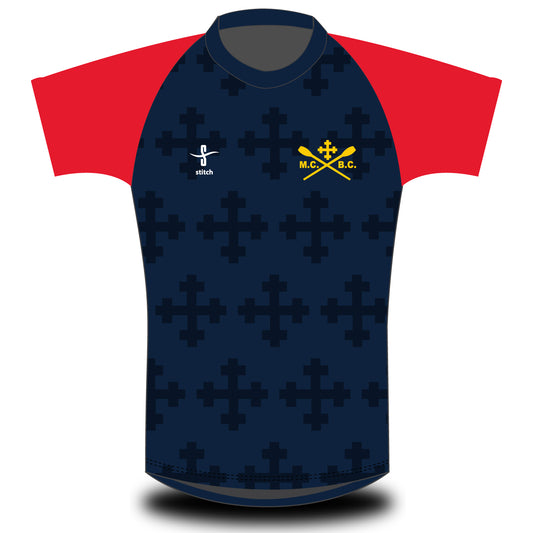 Mansfield College Boat Club Ghosted Cross T-shirt