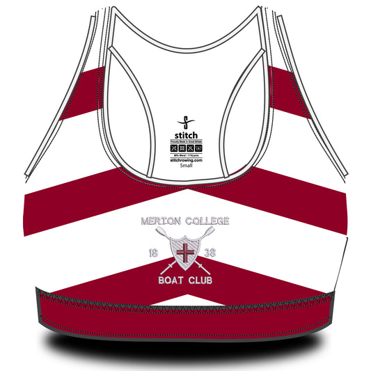 Merton College Boat Club Chevron Sports Bra