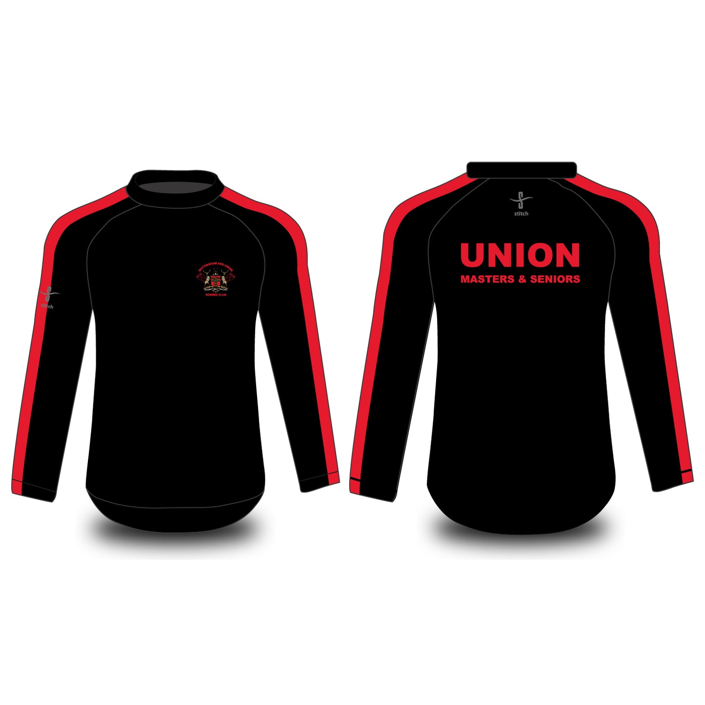 Nottingham and Union Rowing Club Masters & Seniors Tech Top Long Sleeve