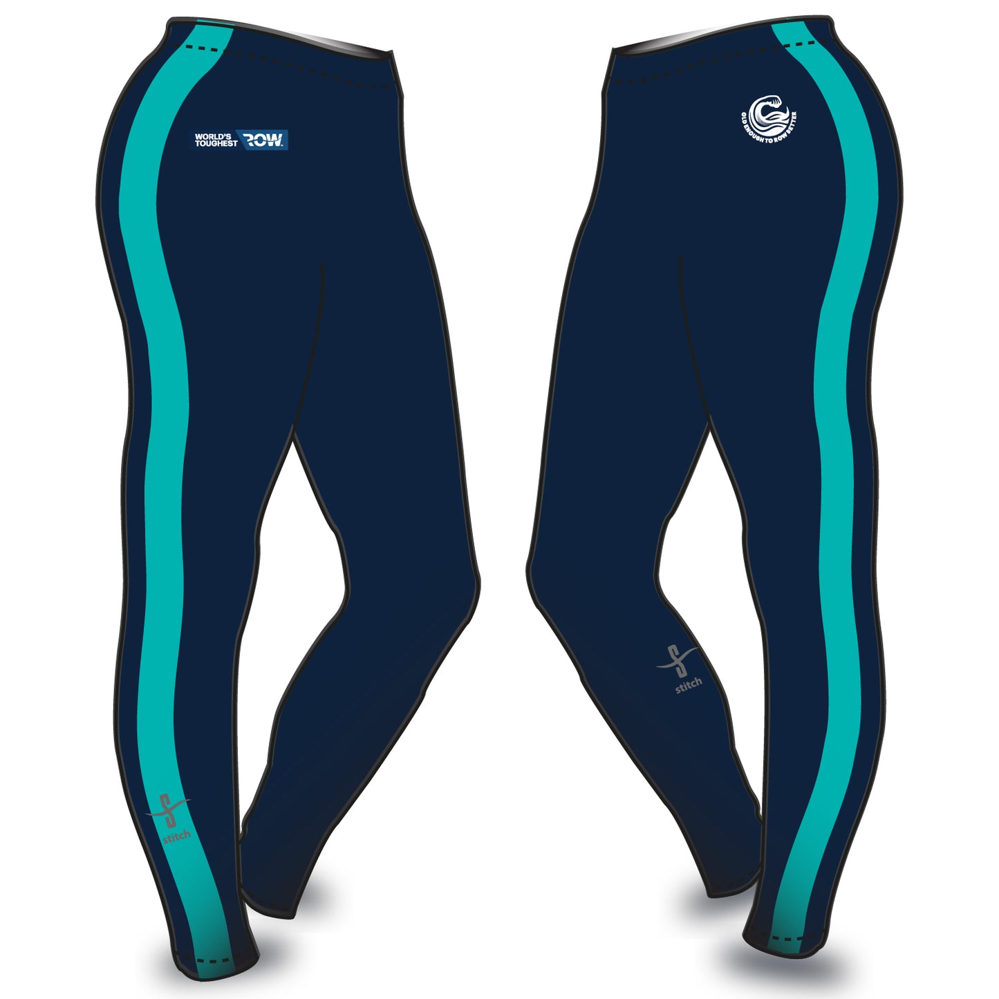 Old Enough to Row Better Leggings Option 1