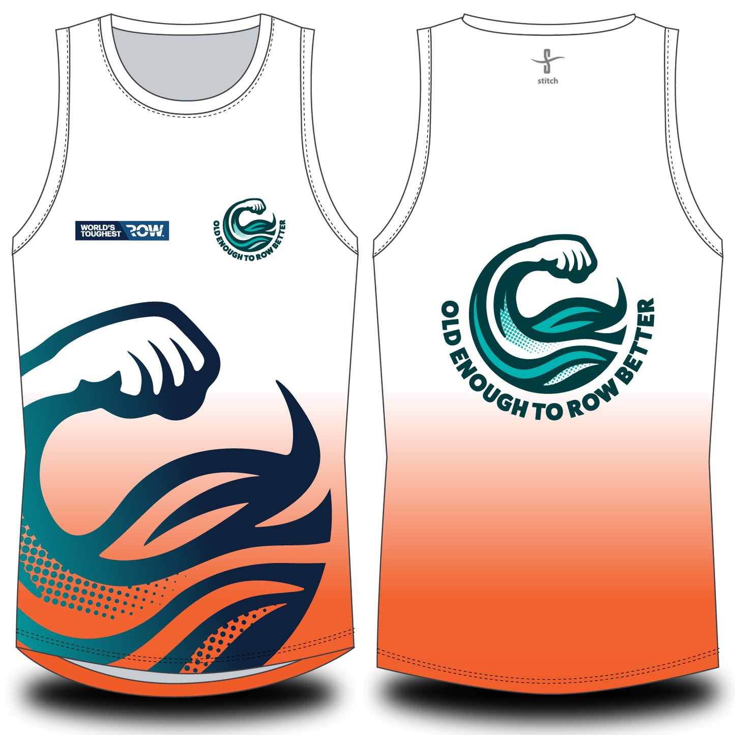 Old Enough to Row Better Vest Option 1