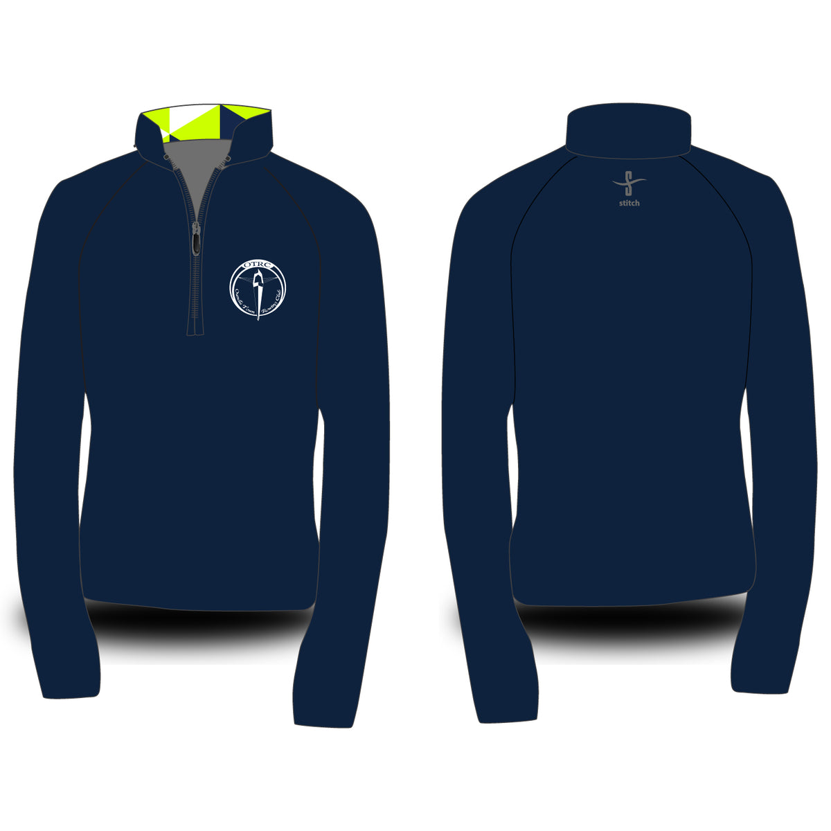 Oundle Town Rowing Club Dark Morning Fleece Triangle Collar