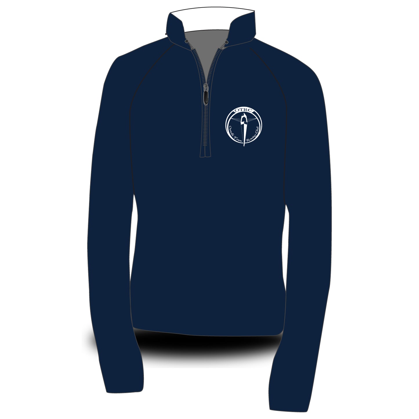 Oundle Town Rowing Club Dark Morning Fleece White Collar