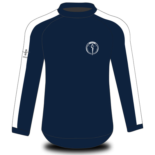 Oundle Town Rowing Club Navy Tech Top Long Sleeve