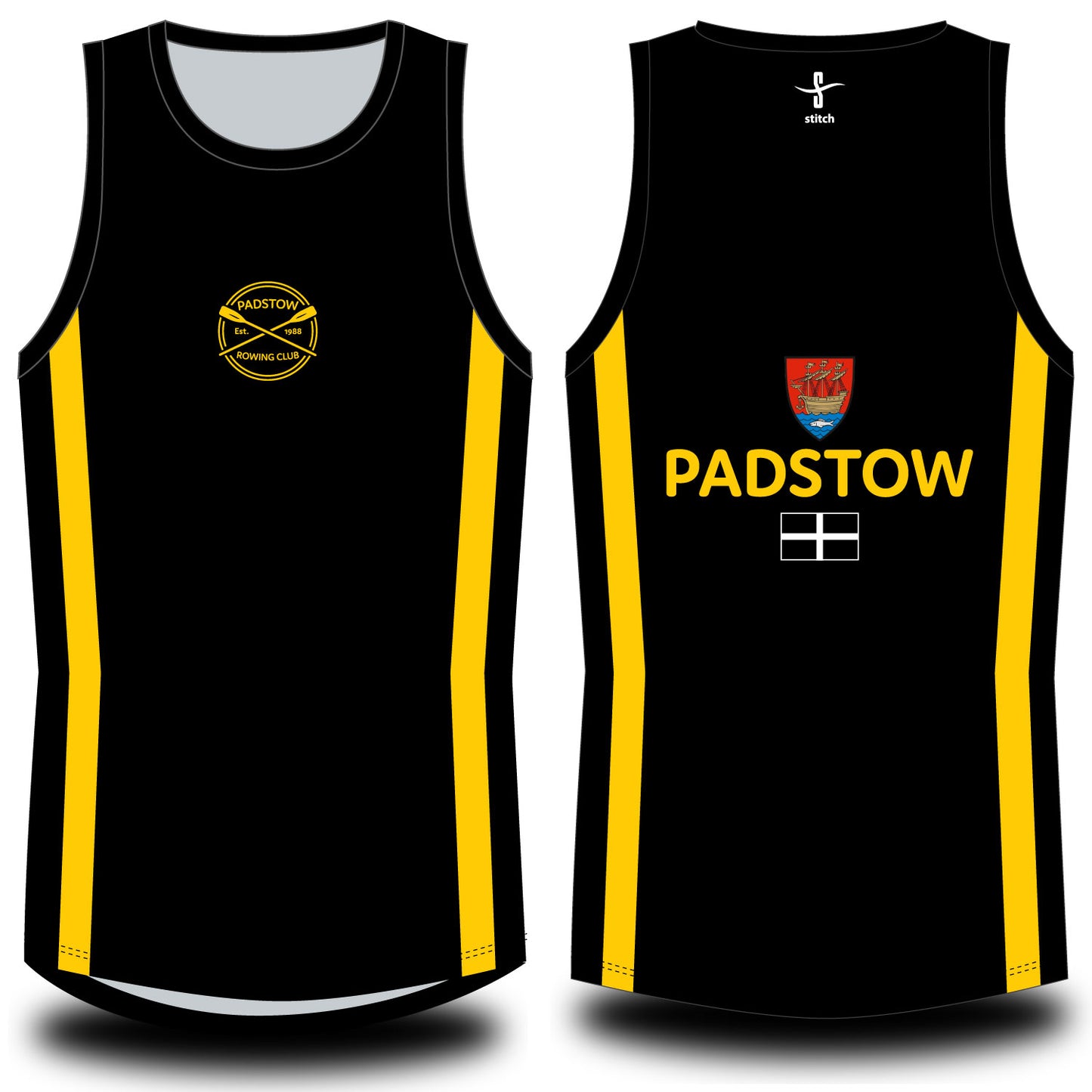 Padstow Rowing Club Stripe Vest