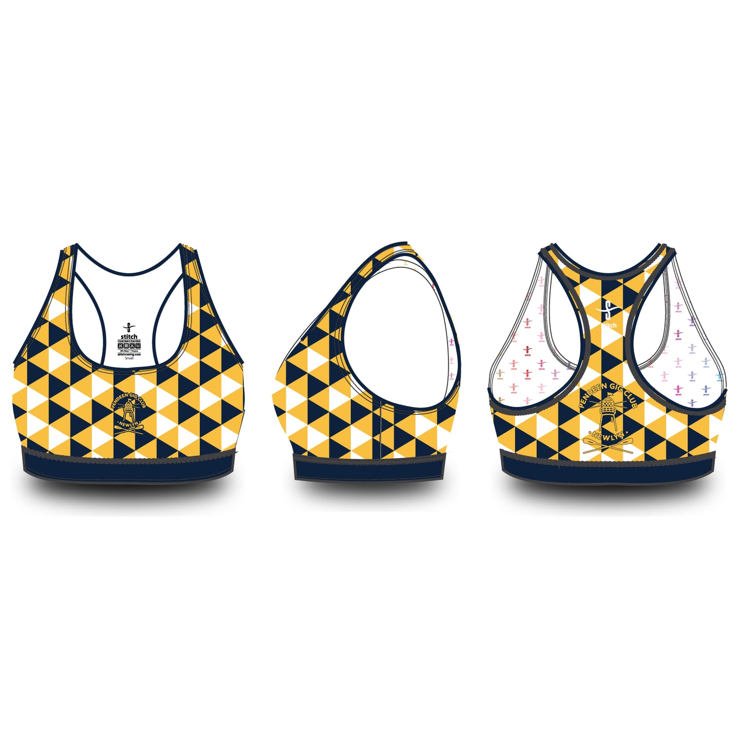Pendeen Gig Club Triangle Sports Bra