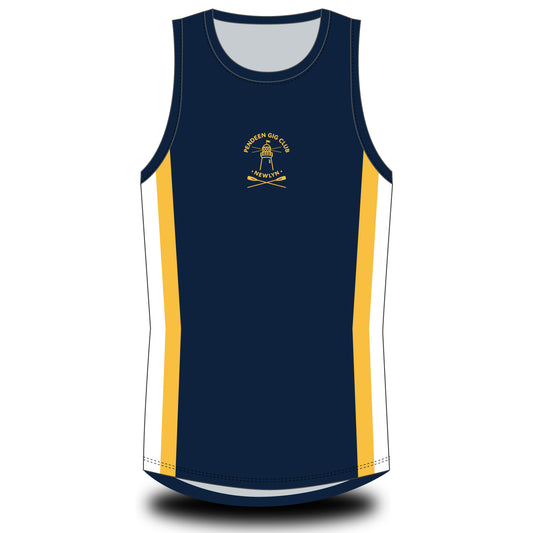 Pendeen Gig Club Side Stripe Vest