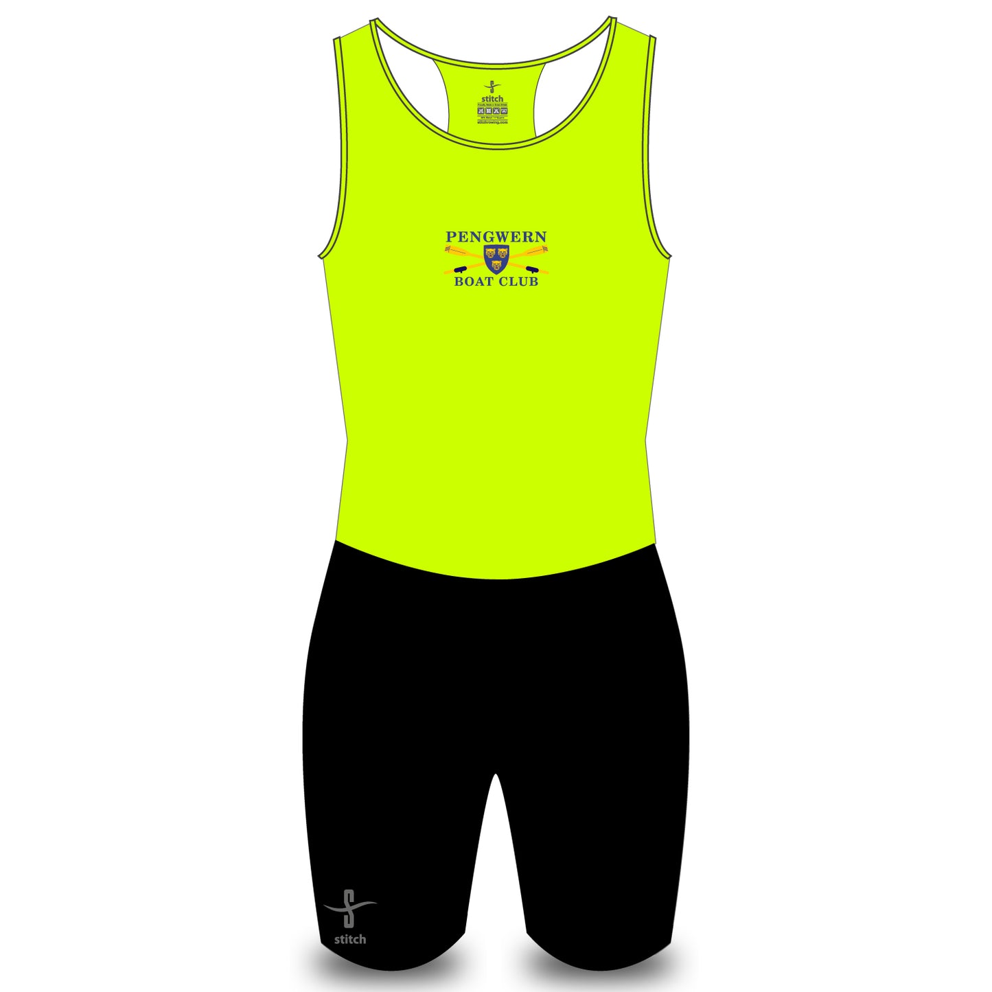 Pengwern Boat Club Fluorescent Yellow AIO