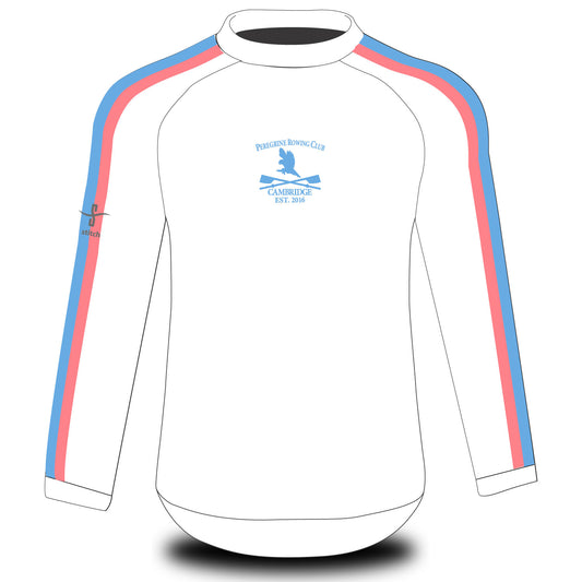 Peregrine Rowing Club Long Sleeve Tech Top White TRAINING-WEAR