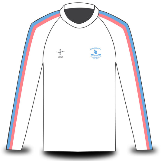 Peregrine Rowing Club Long Sleeve White Stripe T-shirt TRAINING-WEAR