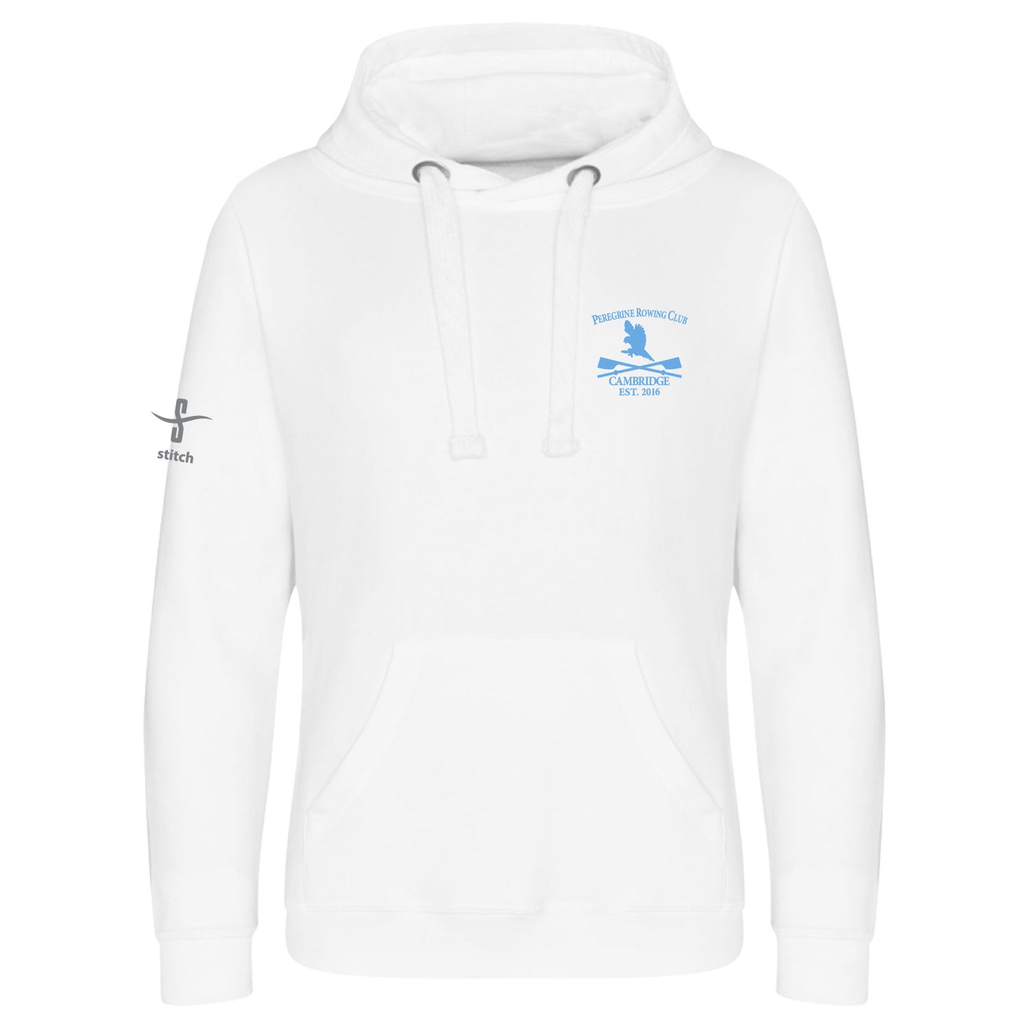 Peregrine Rowing Club White Heavyweight Hoodie TRAINING-WEAR