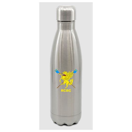 Robinson College Club Logo Silver Cola Water Bottle