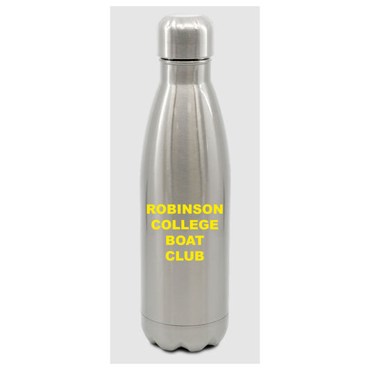 Robinson College Club Name Silver Cola Water Bottle