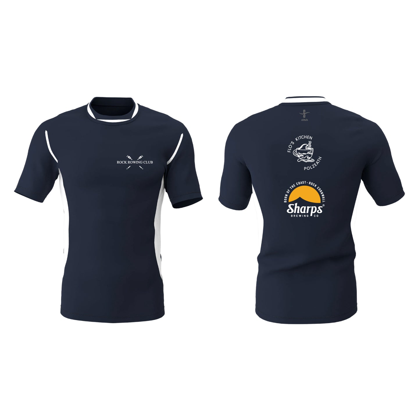 Rock Rowing Club Contrast T Shirt