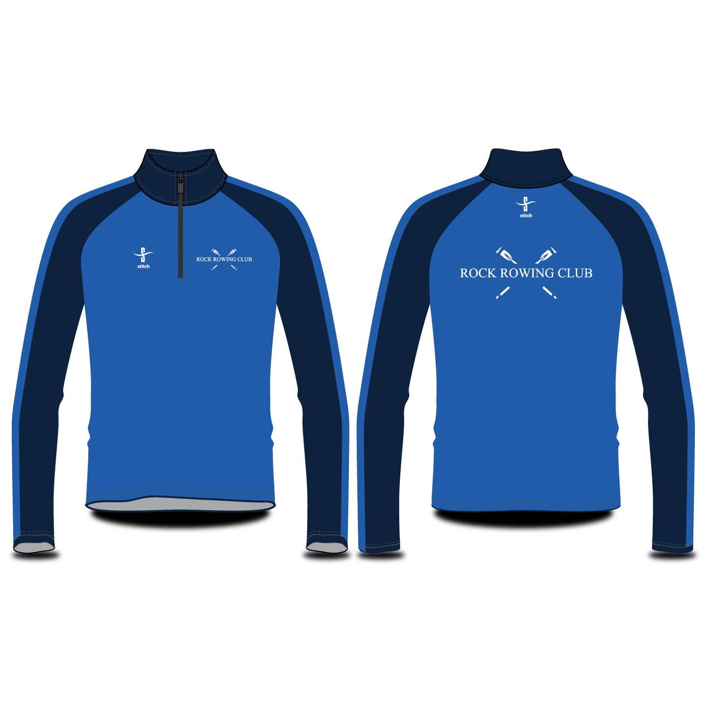 Rock Rowing Club Contrast Varsity Splash Jacket
