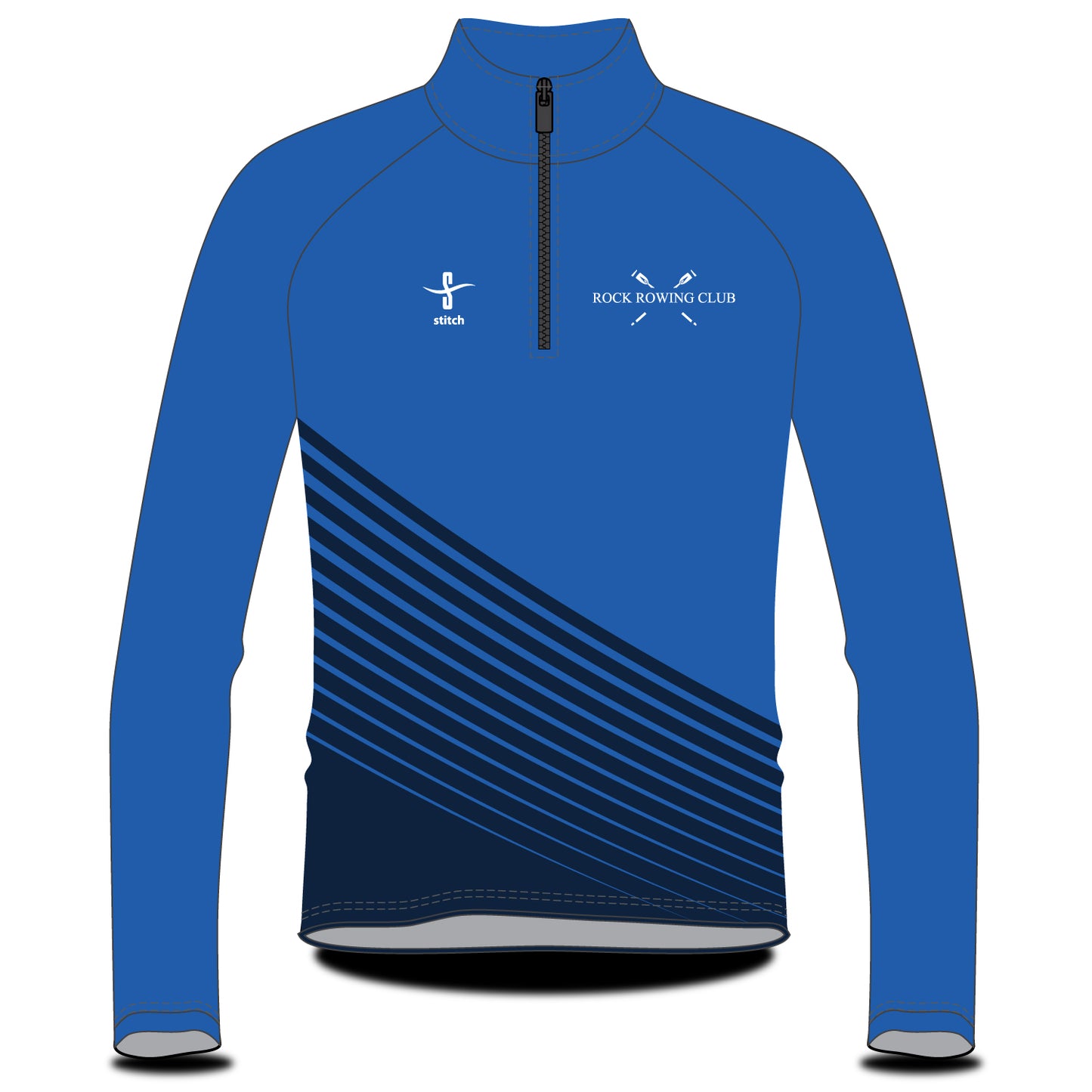 Rock Rowing Club Swoosh Varsity Splash Jacket