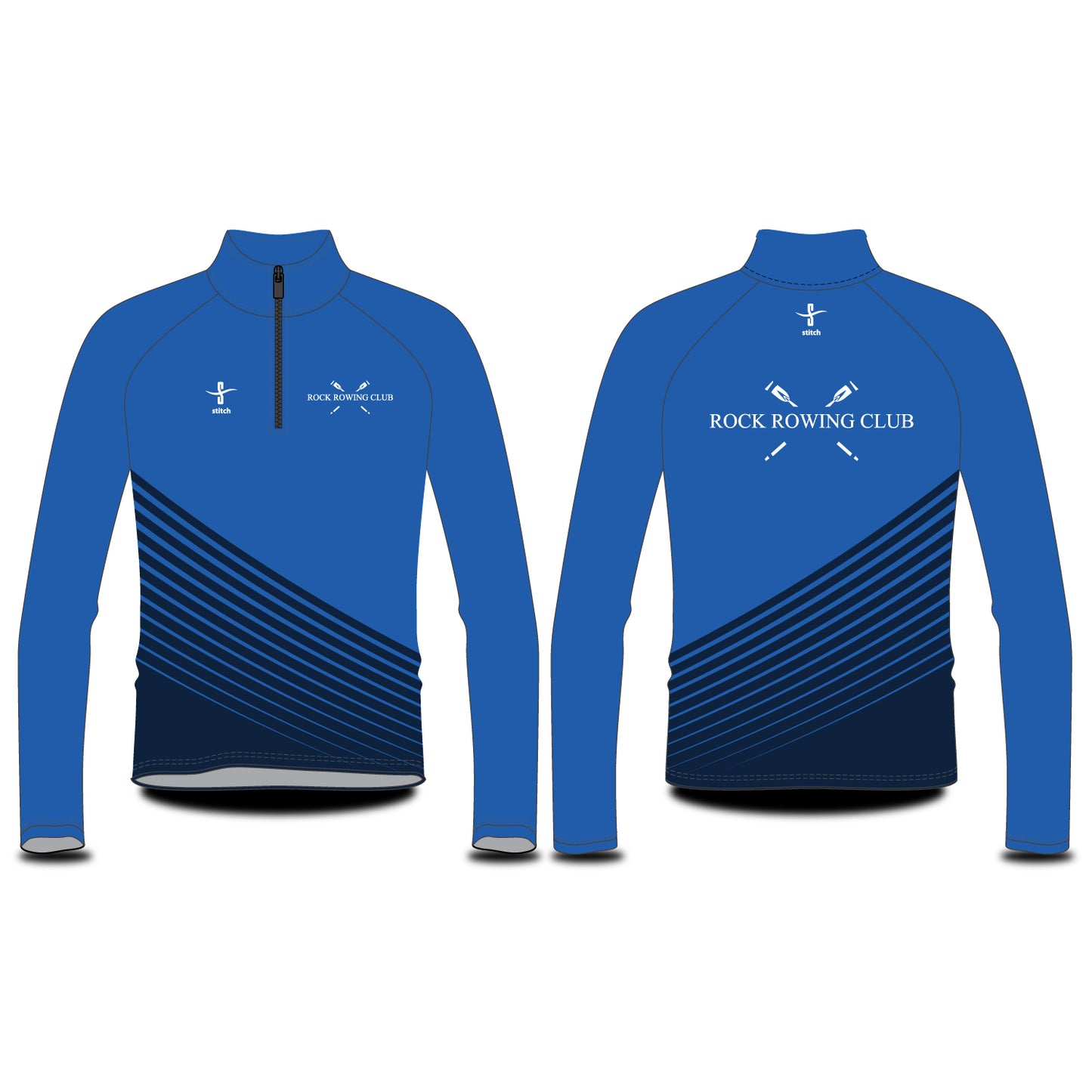 Rock Rowing Club Swoosh Varsity Splash Jacket
